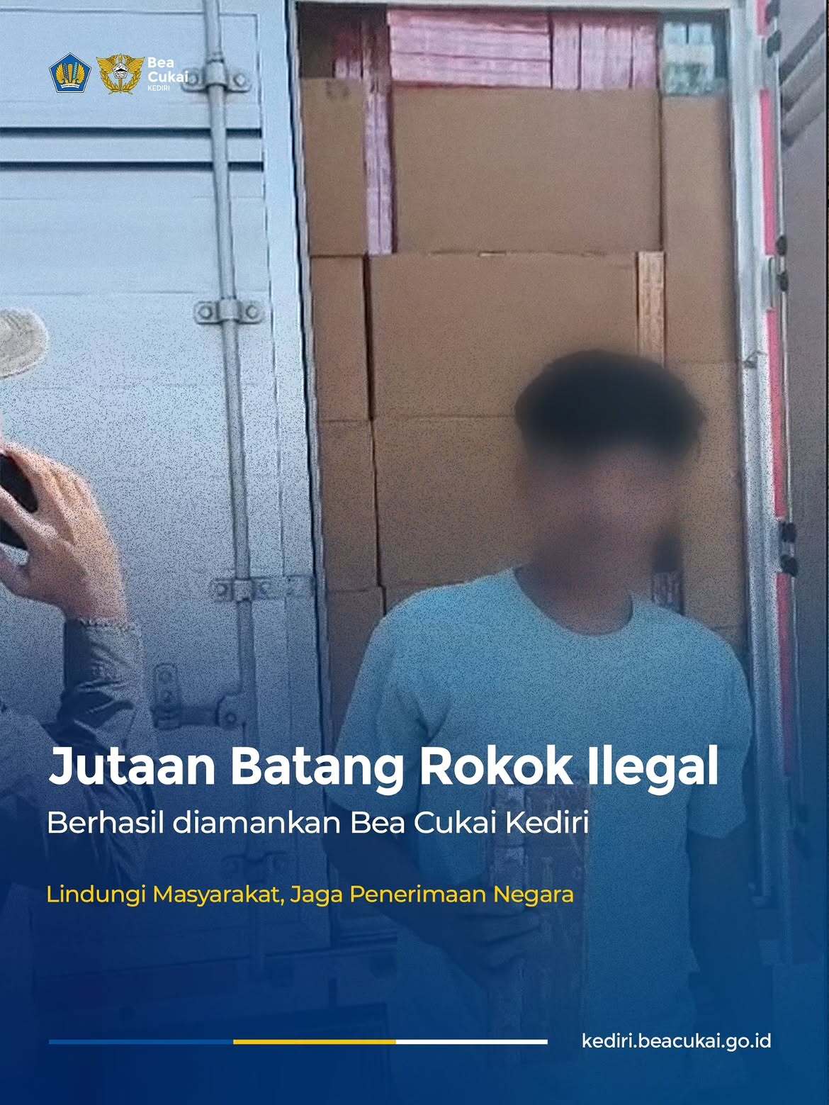 Jutaan Batang Rokok Ilegal Berhasil Diamankan, Potensi Kerugian Negara Lebih dari Rp1 Miliar Berhasil Dicegah