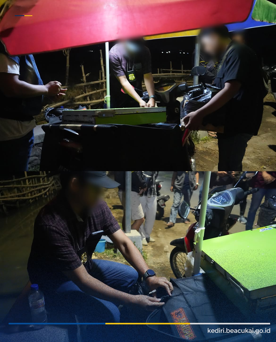 Peredaran Rokok Ilegal Makin Beragam, Bea Cukai Kediri Ungkap Modus Motor Modifikasi