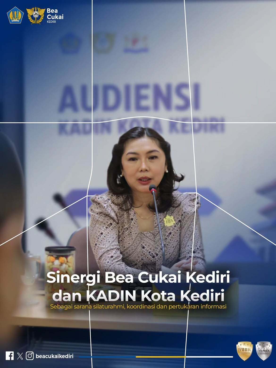 Bea Cukai Kediri Melaksanakan Kegiatan Audiensi Bersama KADIN Kota Kediri